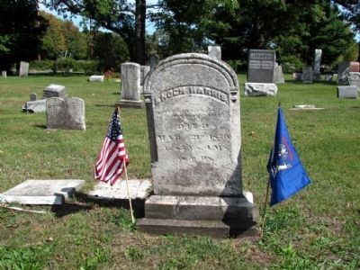 Headstone and Grave of Enoch Harris. Click for full size. Headstone and Grave of Enoch Harris image. Click for full size.