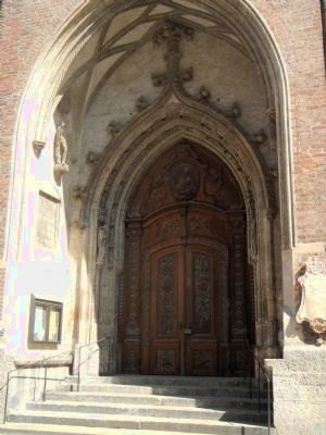 Entrance to Our Lady Cathedral. Click for full size. Entrance to Our Lady Cathedral image. Click for full size.