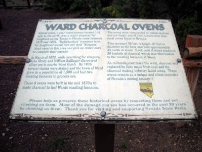Ward Charcoal Ovens Marker image. Click for full size.