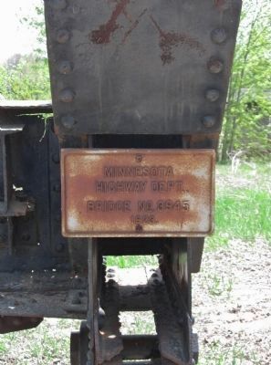 Bridge Plaque. Click for full size. Bridge Plaque image. Click for full size.