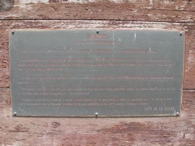 Close-up of River Park Plaque image. Click for full size.