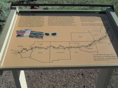 Route 66 Marker image. Click for full size.