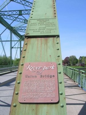 RiverSpark Union Bridge Marker image. Click for full size.