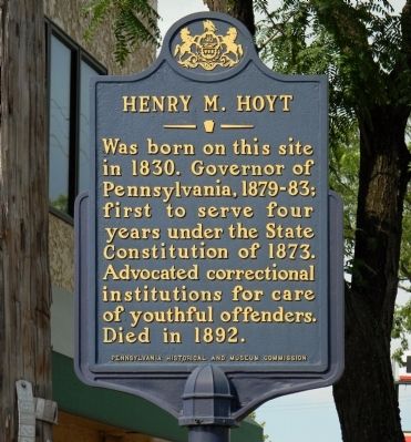 Henry M. Hoyt Marker. Click for full size. Henry M. Hoyt Marker image. Click for full size.