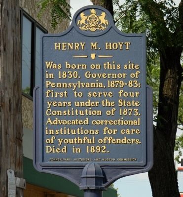 Henry M. Hoyt Marker image. Click for full size.