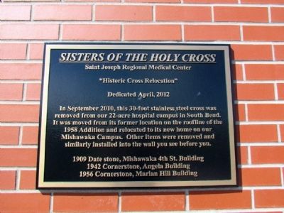 Historic Cross Relocation Marker image. Click for full size.