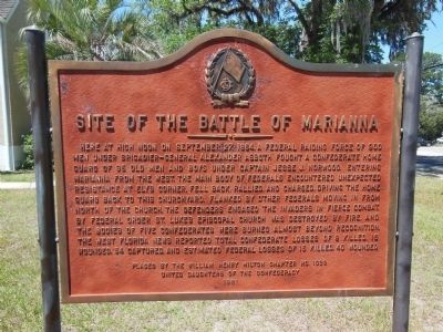 Site of the Battle of Marianna Marker image. Click for full size.