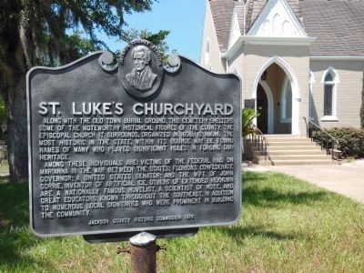 St. Luke's Churchyard Marker image. Click for full size.