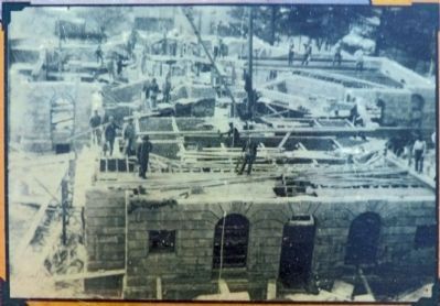 Garrett County Courthouse <br>under construction image. Click for full size.