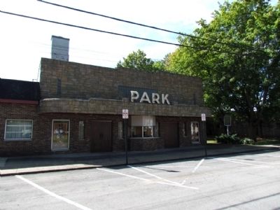Park Theatre and Marker image. Click for full size.
