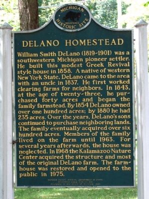 DeLano Homestead Marker image. Click for full size.