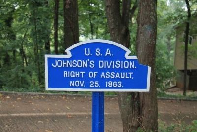 Johnson's Division Marker. Click for full size. Johnson's Division Marker image. Click for full size.