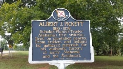 Albert J. Pickett Marker image. Click for full size.