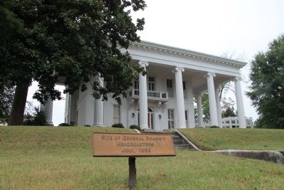 General Bragg's Headquarters Marker image. Click for full size.