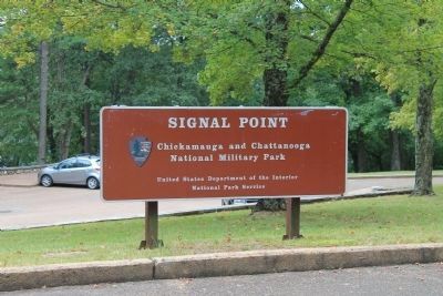 Signal Point, Park Sign image. Click for full size.