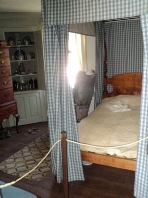 General Hugh Mercer Died in this Bed image. Click for full size.