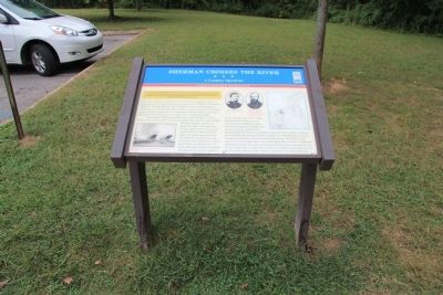 Sherman Crosses the River Marker. Click for full size. Sherman Crosses the River Marker image. Click for full size.