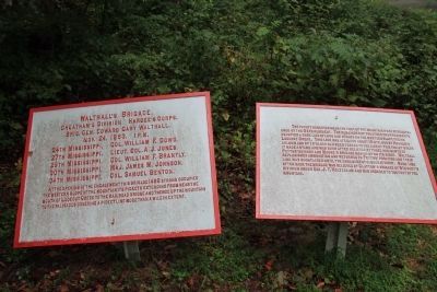 Walthall's Brigade Marker. Click for full size. Walthall's Brigade Marker image. Click for full size.