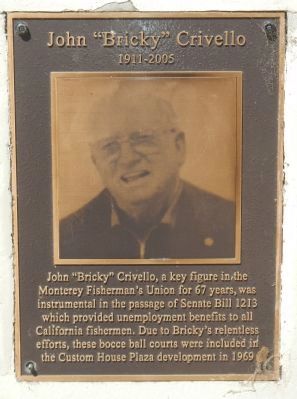 John “Bricky” Crivello Marker image. Click for full size.