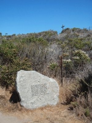 Portola Crespi Cross Marker. Click for full size. Portola Crespi Cross Marker image. Click for full size.