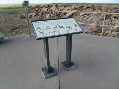 Newspaper Rock Marker. Click for full size. Newspaper Rock Marker image. Click for full size.