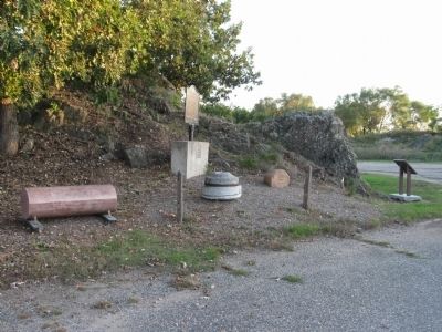 World's Oldest Rock and Marker. Click for full size. World's Oldest Rock and Marker image. Click for full size.