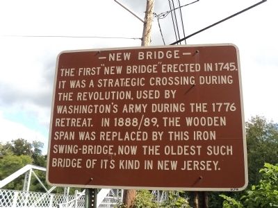 New Bridge Marker. Click for full size. New Bridge Marker image. Click for full size.