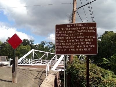 New Bridge Marker. Click for full size. New Bridge Marker image. Click for full size.