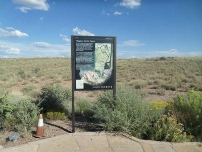 Village on the Rio Puerco Marker image. Click for full size.