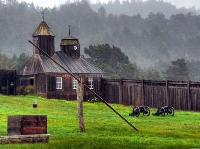 Fort Ross Chapel. Click for full size. Fort Ross Chapel image. Click for full size.