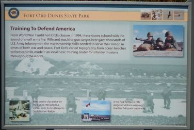 Training to Defend America Marker image. Click for full size.