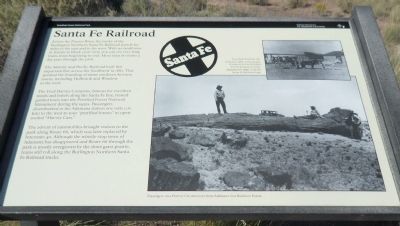 Santa Fe Railroad Marker image. Click for full size.