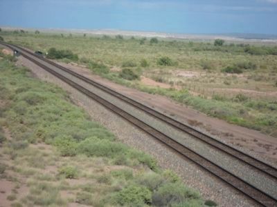 Burlington Northern Santa Fe Railroad Tracks image. Click for full size.