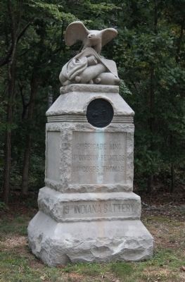 19th Indiana Battery Marker. Click for full size. 19th Indiana Battery Marker image. Click for full size.