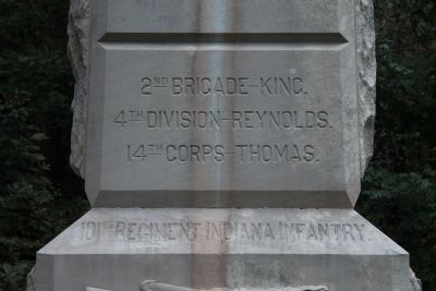 101st Indiana Infantry Marker. Click for full size. 101st Indiana Infantry Marker image. Click for full size.
