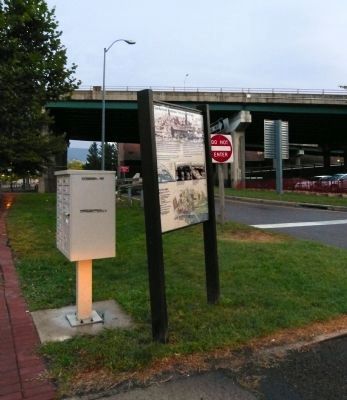 Cumberland Terminus: <i>Yesterday and Today</i> Marker image. Click for full size.