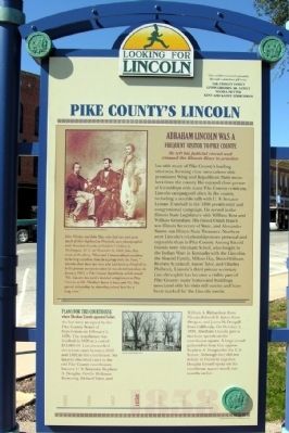 Pike County's Lincoln Marker image. Click for full size.