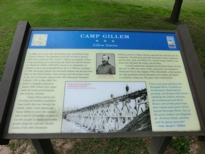 Camp Gillem Marker image. Click for full size.