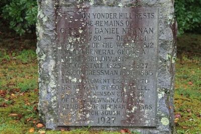 General Daniel Newnan Marker. Click for full size. General Daniel Newnan Marker image. Click for full size.