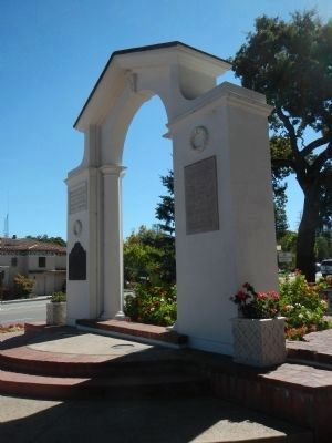 Saratoga World War I Memorial Marker. Click for full size. Saratoga World War I Memorial Marker image. Click for full size.
