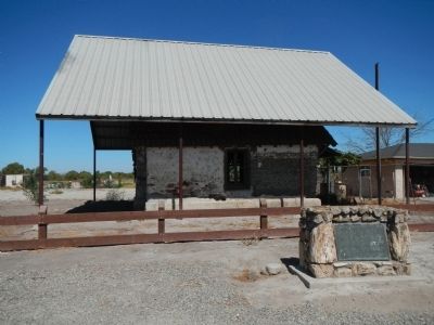 San Luis Camp Adobe Marker. Click for full size. San Luis Camp Adobe Marker image. Click for full size.