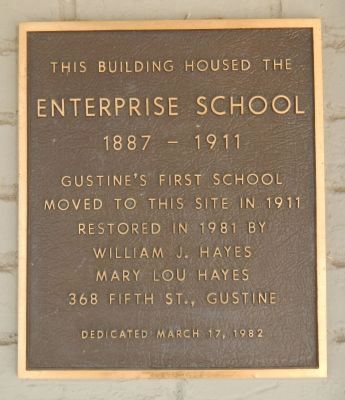 Enterprise School Marker image. Click for full size.