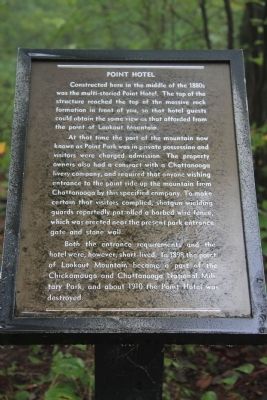 Point Hotel Marker. Click for full size. Point Hotel Marker image. Click for full size.
