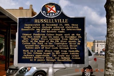 Russellville Marker. Click for full size. Russellville Marker image. Click for full size.