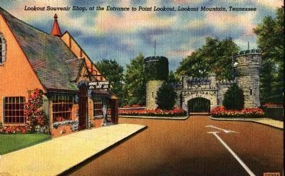 Point Park Souvenir Shop and Entrance image. Click for full size.