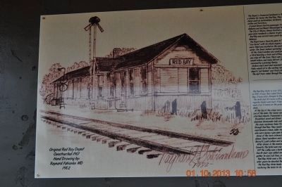Original Red Bay Depot. Click for full size. Original Red Bay Depot image. Click for full size.
