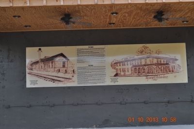 The Depot & Hotel Markers image. Click for full size.