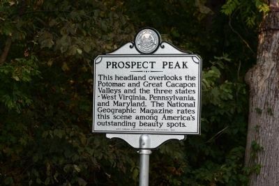 Prospect Peak Marker. Click for full size. Prospect Peak Marker image. Click for full size.