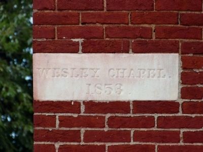 Wesleyan Chapel, 1853. Click for full size. Wesleyan Chapel, 1853 image. Click for full size.