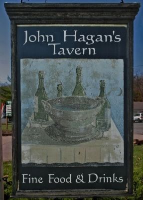 Hagans Tavern Sign image. Click for full size.